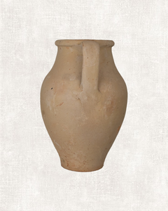 Anatolische terracotta vaas met twee grepen