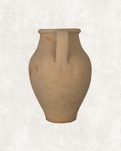 Anatolische terracotta vaas met twee grepen