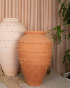 Anatolische terracotta pot groot